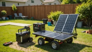 panneau solaire mobile maison